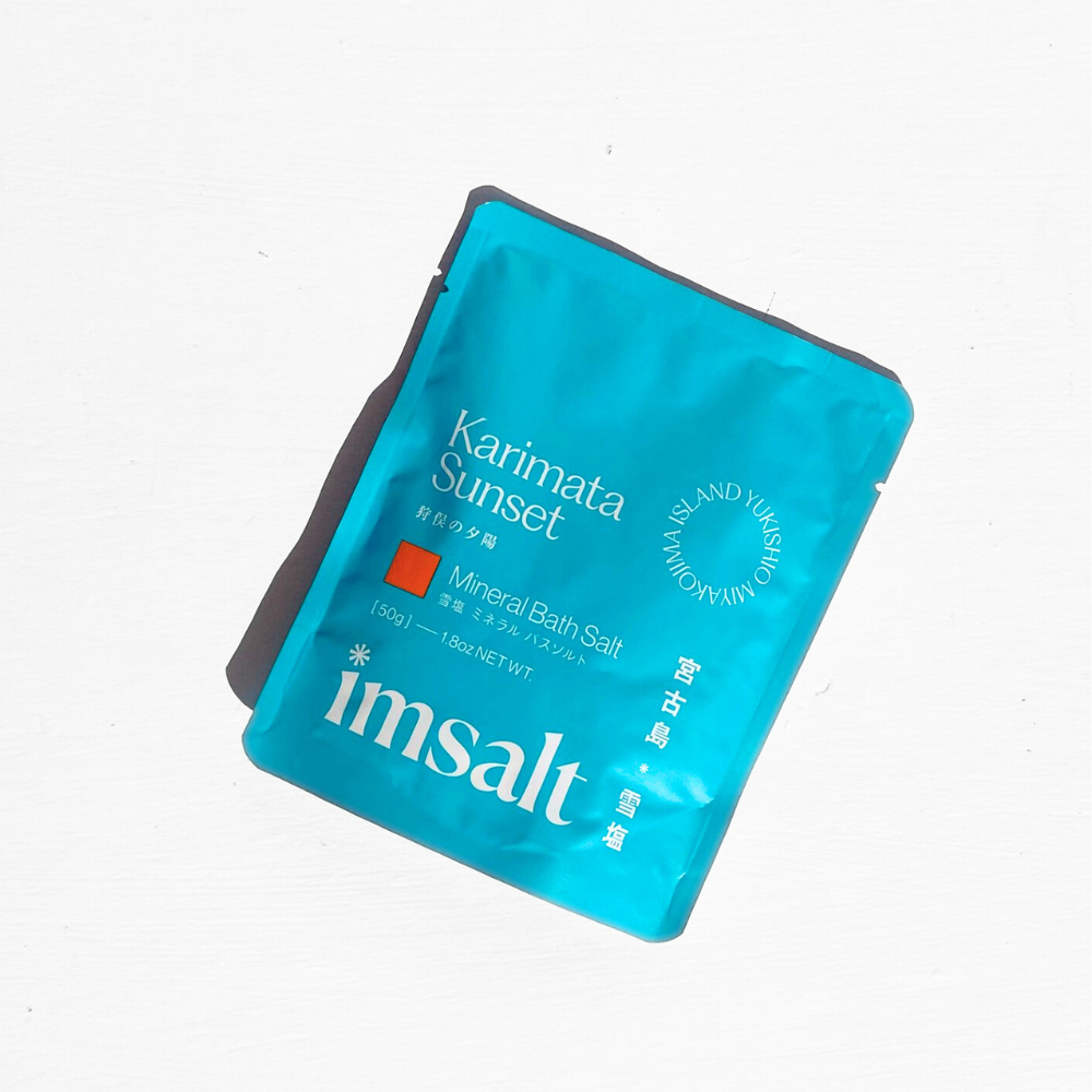 imsalt 雪塩ミネラルバスソルト 狩俣の夕陽 50g – 宮古島の雪塩・島の