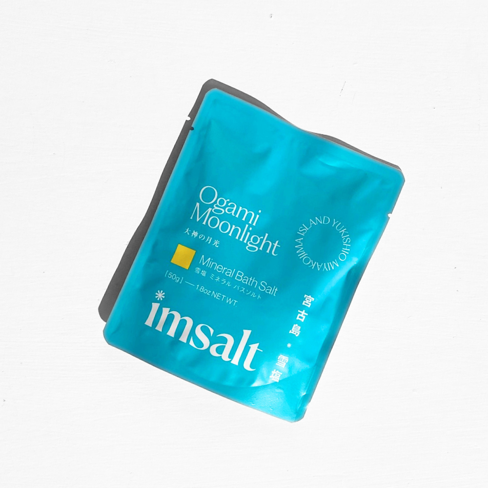 入浴剤・バスソルト SOMEDAY PREMIUM imsalt 雪塩ミネラルバスソルト 大神の月光 50g – 宮古島の雪塩・島の