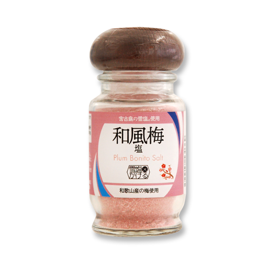 雪塩かける 和風梅塩