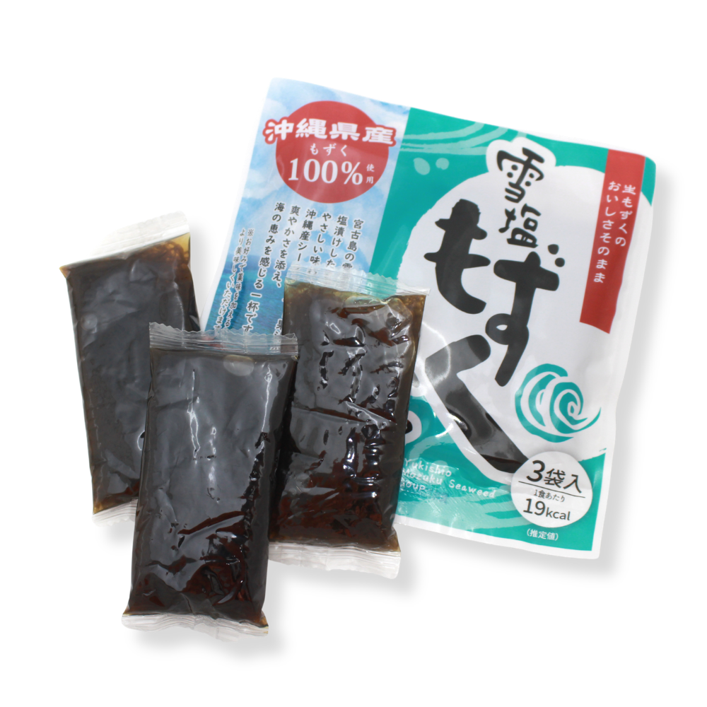 雪塩もずくスープ